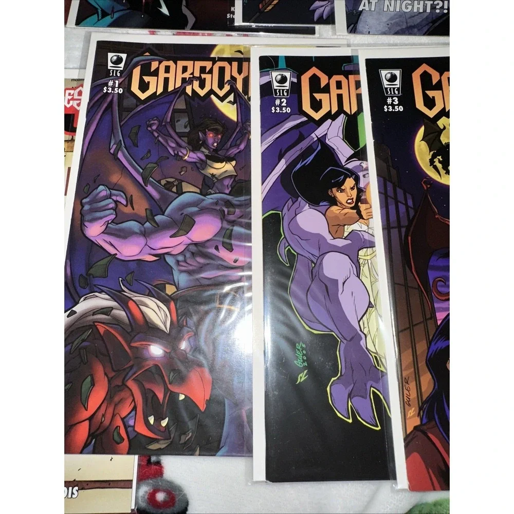 DISNEY'S SLG GARGOYLES 1 2 3 4 5 6 7 8 SLG 2006 + GARGOYLES BAD GUYS 1